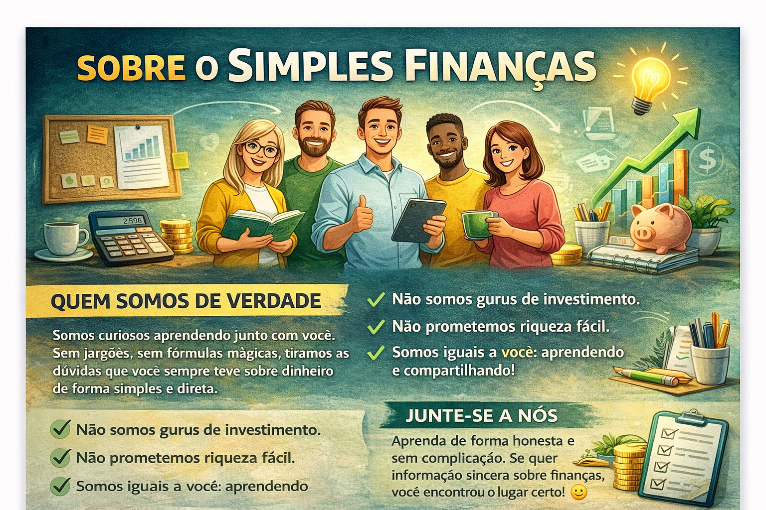 Simples Finanças - Aprendendo juntos sobre dinheiro