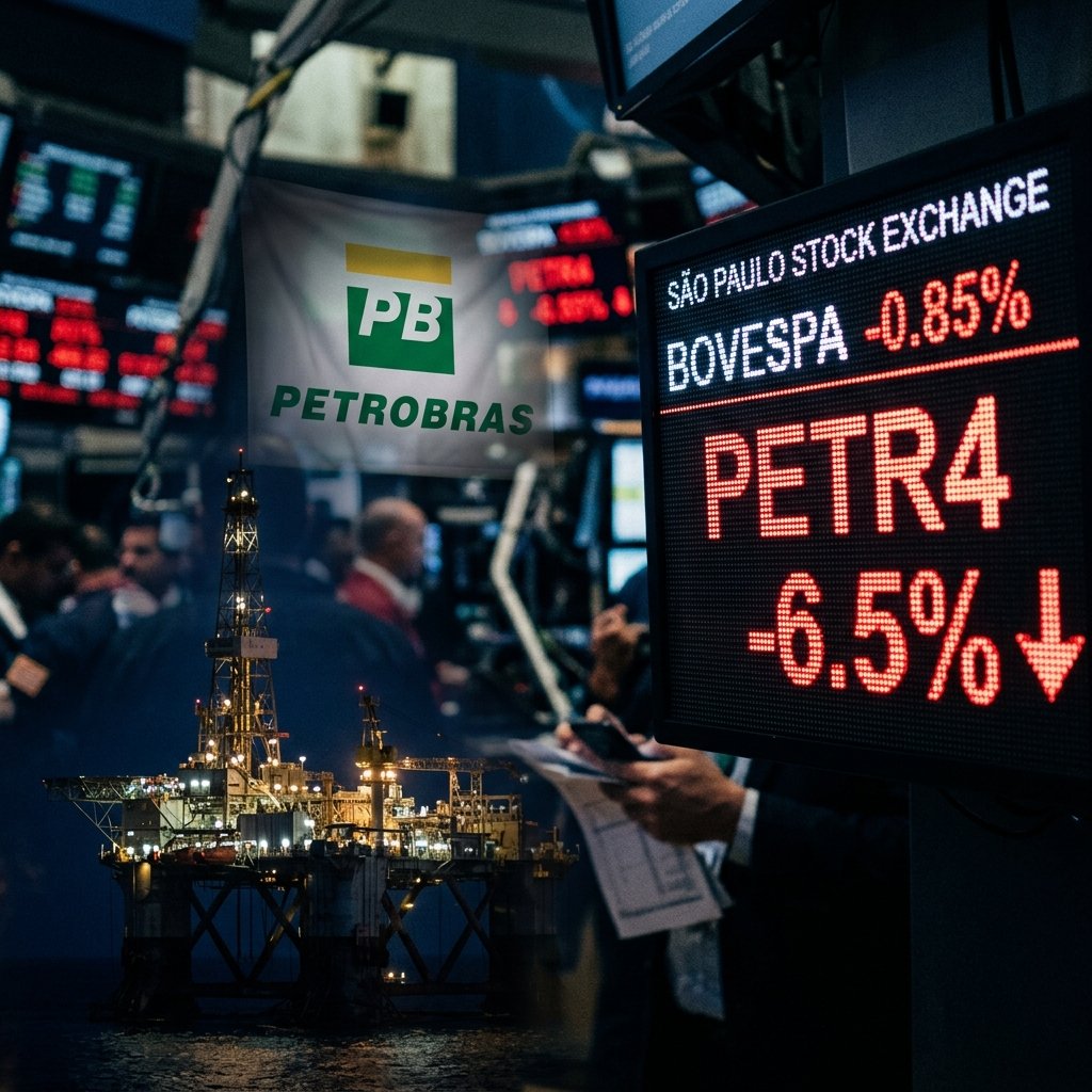 Queda Petrobras 40 bilhões dividendos